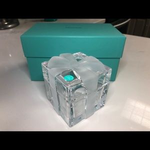 Tiffany Box Bow 3.5D Crystal Glass